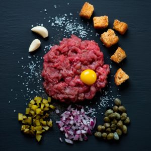 Ricette Battuta di Plinio con carne chianina IGP - Agricola San Giobbe